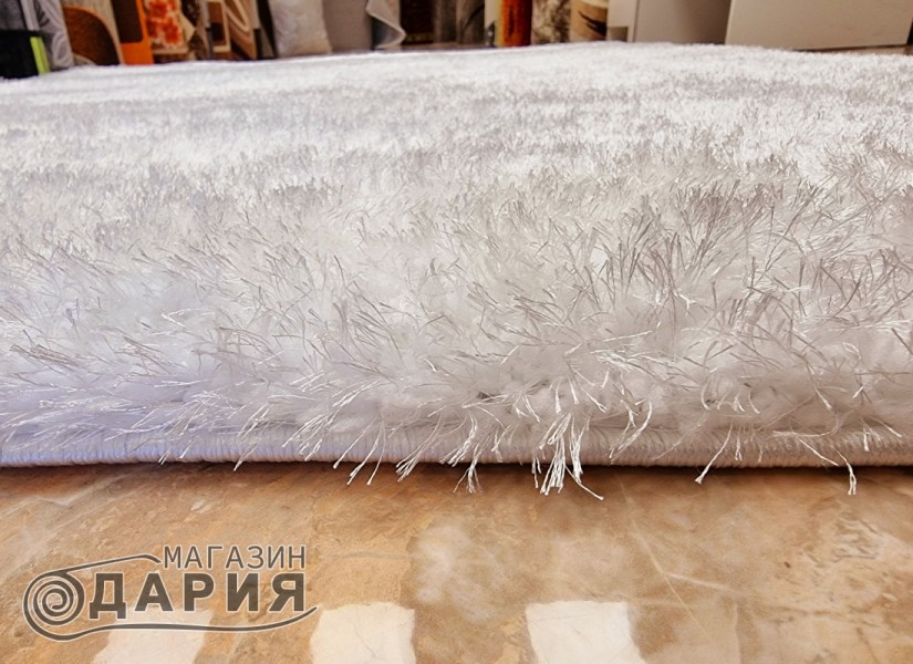 Тъкан килим 3D SHAGGY GRANDE white
